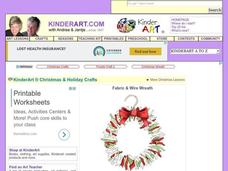 Christmas Wreath Lesson Plan Christmas Wreath Lesson Plan