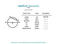 Circles Worksheet Circles Worksheet