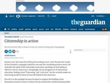 Citizenship in Action Lesson Plan Citizenship in Action Lesson Plan