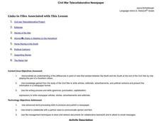 Civil War Telecollaborative Newspaper Lesson Plan Civil War Telecollaborative Newspaper Lesson Plan