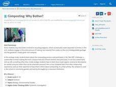 Composting: Why Bother? Unit Plan Composting: Why Bother? Unit Plan