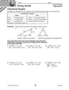 Classifying Triangles Worksheet Classifying Triangles Worksheet