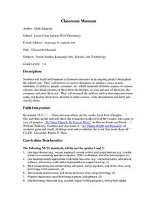 Classroom Museum Lesson Plan Classroom Museum Lesson Plan