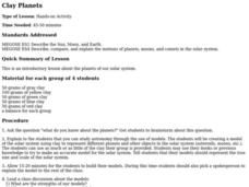 Clay Planets Lesson Plan Clay Planets Lesson Plan
