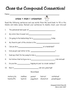 Close the Compound Connection! Worksheet Close the Compound Connection! Worksheet
