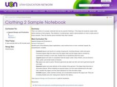 Clothing 2 Sample Notebook Lesson Plan Clothing 2 Sample Notebook Lesson Plan