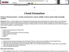 Cloud Formation Lesson Plan Cloud Formation Lesson Plan