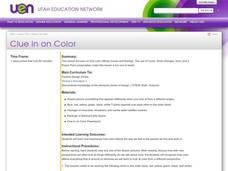 Clue In On Color Lesson Plan Clue In On Color Lesson Plan