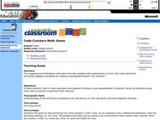 Code Crackers Lesson Plan Code Crackers Lesson Plan