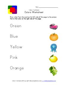Colors Worksheet Worksheet Colors Worksheet Worksheet