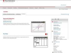 Exponential Reflections Lesson Plan Exponential Reflections Lesson Plan