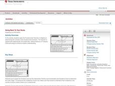 Going Back to Your Roots Lesson Plan Going Back to Your Roots Lesson Plan