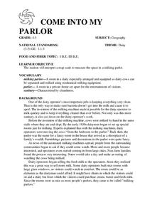 COME INTO MY PARLOR Lesson Plan COME INTO MY PARLOR Lesson Plan