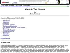 Come to Your Senses Lesson Plan Come to Your Senses Lesson Plan