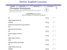 Comparatives Interactive Comparatives Interactive