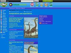 Comparatives and superlatives Lesson Plan Comparatives and superlatives Lesson Plan