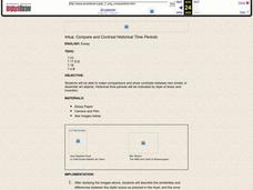 Compare and Contrast Historical Time Periods Lesson Plan Compare and Contrast Historical Time Periods Lesson Plan