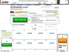 Compare Numbers Worksheet Compare Numbers Worksheet