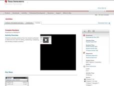 Complex Numbers Lesson Plan Complex Numbers Lesson Plan