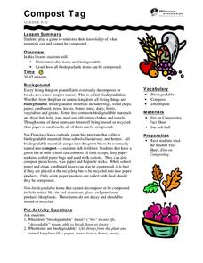 Compost Tag Lesson Plan Compost Tag Lesson Plan