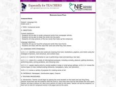 Compound Words Lesson Plan Compound Words Lesson Plan