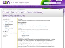 Computer Terminology Lesson Plan Computer Terminology Lesson Plan