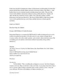 Conflict Resolution Lesson Plan Conflict Resolution Lesson Plan