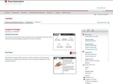 Congruent Triangles Lesson Plan Congruent Triangles Lesson Plan