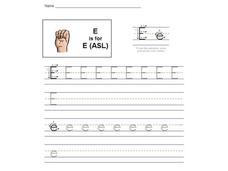 E is for E (ASL) Interactive E is for E (ASL) Interactive