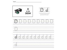 D is for Desk: The Letter D Interactive D is for Desk: The Letter D Interactive