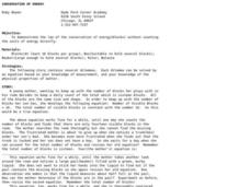 Conservation of Energy Lesson Plan Conservation of Energy Lesson Plan