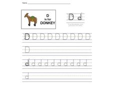 D is for Donkey: The Letter D Interactive D is for Donkey: The Letter D Interactive