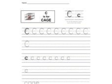 C is for Cage: Letter Cc Interactive C is for Cage: Letter Cc Interactive
