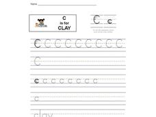 C is for Clay: Letter Cc Interactive C is for Clay: Letter Cc Interactive