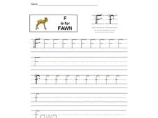 F for Fawn: Letter Ff Interactive F for Fawn: Letter Ff Interactive