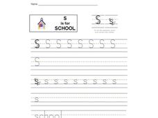 S is for School: Letter Ss Interactive S is for School: Letter Ss Interactive