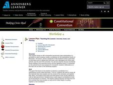 Constitutional Convention Lesson Plan Constitutional Convention Lesson Plan