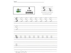 S is for Swing: Letter Ss Interactive S is for Swing: Letter Ss Interactive