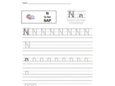 N is for Nap: Letter Nn Interactive N is for Nap: Letter Nn Interactive