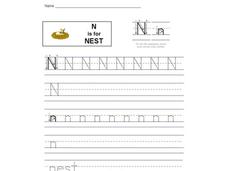 N is for Nest: Letter Nn Interactive N is for Nest: Letter Nn Interactive