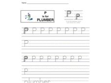 P is for Plumber: Letter Pp Interactive P is for Plumber: Letter Pp Interactive