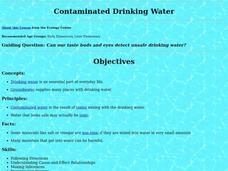 Contaminated Drinking Water Lesson Plan Contaminated Drinking Water Lesson Plan