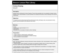 Contour Drawing Lesson Plan Contour Drawing Lesson Plan