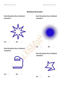 Rotational Symmetry Worksheet    Rotational Symmetry Worksheet