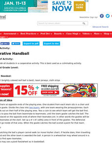 Cooperative Handball Lesson Plan Cooperative Handball Lesson Plan