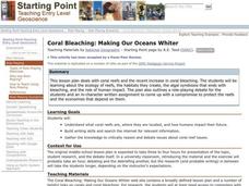 Coral Bleaching: Making Our Oceans Whiter Lesson Plan Coral Bleaching: Making Our Oceans Whiter Lesson Plan