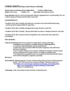 Coral Reefs Lesson Plan Coral Reefs Lesson Plan