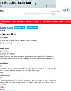 Cotton Eye Joe Line Lesson Plan Cotton Eye Joe Line Lesson Plan