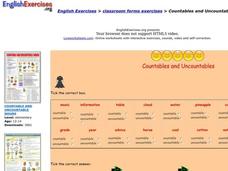 Countables and Uncountables Interactive Countables and Uncountables Interactive