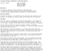 Learning the Bones and Muscles of the Head and Face Lesson Plan Learning the Bones and Muscles of the Head and Face Lesson Plan